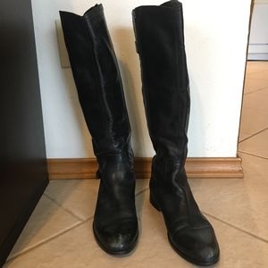 Garnet Hill tall leather boot